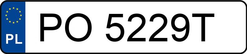 Numer rejestracyjny PO 5229T posiada BMW 318i Kat. E30 s - PO5229T