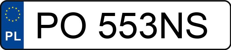 Numer rejestracyjny PO 553NS posiada TRABANT 601 - PO553NS