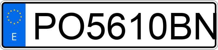 Numer rejestracyjny PO5610BN posiada MERCEDES VITO