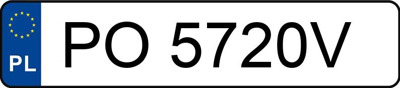 Numer rejestracyjny PO 5720V posiada WARTBURG 353 1.0 353W - PO5720V