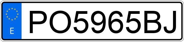 Numer rejestracyjny PO5965BJ posiada CITROEN SAXO