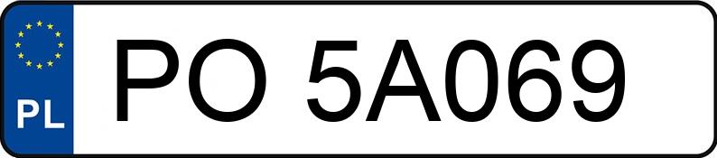 Numer rejestracyjny PO 5A069 posiada TOYOTA LAND CRUISER 150 - PO5A069