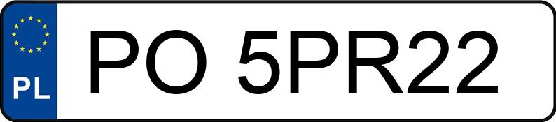 Numer rejestracyjny PO 5PR22 posiada CITROEN C1 - PO5PR22