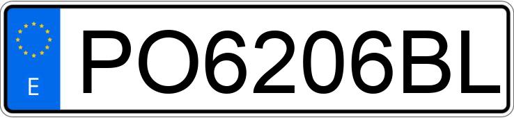 Numer rejestracyjny PO6206BL posiada CITROEN SAXO