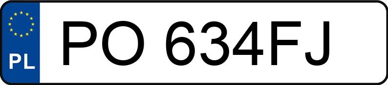 Numer rejestracyjny PO 634FJ posiada FIAT SCUDO - PO634FJ