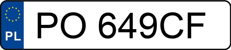 Numer rejestracyjny PO 649CF posiada OPEL Omega A 2.0i Kat. Travel Caravan - PO649CF