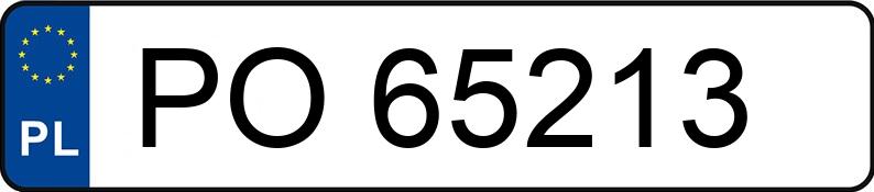 Numer rejestracyjny PO 65213 posiada VOLVO 740 GL - PO65213 Numer rejestracyjny PO 65213 posiada VOLVO 740 GL - PO65213