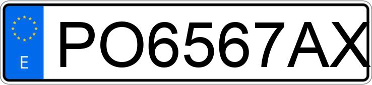 Numer rejestracyjny PO6567AX posiada VOLKSWAGEN GOLF