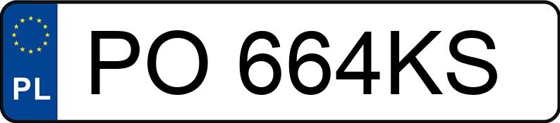 Numer rejestracyjny PO 664KS posiada OPEL ASTRA - PO664KS
