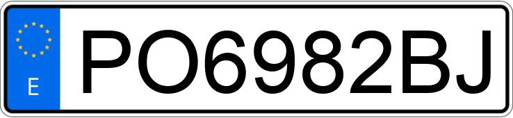 Numer rejestracyjny PO6982BJ posiada CITROEN XANTIA