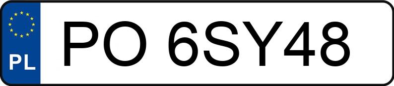 Numer rejestracyjny PO 6SY48 posiada BMW 730 Diesel DPF MR`15 E6 G11/G12 xDrive Steptronic - PO6SY48