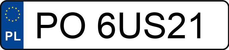 Numer rejestracyjny PO 6US21 posiada DACIA DUSTER - PO6US21