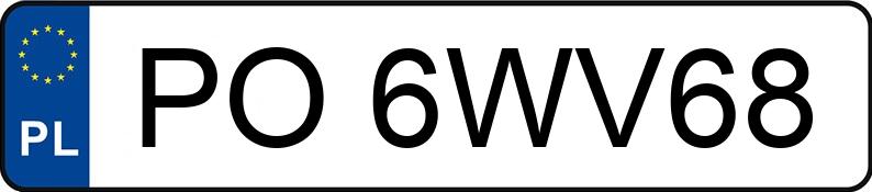 Numer rejestracyjny PO 6WV68 posiada KIA CEE D - PO6WV68