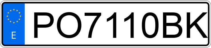 Numer rejestracyjny PO7110BK posiada OPEL MANTA Numer rejestracyjny PO7110BK posiada OPEL MANTA
