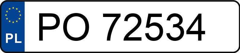 Numer rejestracyjny PO 72534 posiada FIAT SEICENTO - PO72534 Numer rejestracyjny PO 72534 posiada FIAT SEICENTO - PO72534