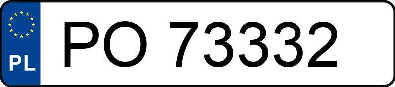 Numer rejestracyjny PO 73332 posiada SKODA Fabia 1.4 MR`99 E3 Classic - PO73332