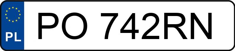 Numer rejestracyjny PO 742RN posiada MERCEDES-BENZ A 150 MR`04 E3 169 Avantgarde - PO742RN