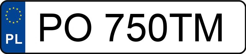 Numer rejestracyjny PO 750TM posiada TOYOTA Tercel 1.5 Kat. MR`94 CE Aut. - PO750TM