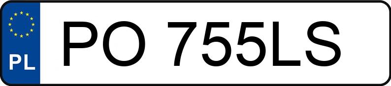 Numer rejestracyjny PO 755LS posiada FORD FOCUS - PO755LS