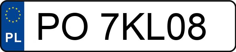 Numer rejestracyjny PO 7KL08 posiada BMW X5 M - PO7KL08 Numer rejestracyjny PO 7KL08 posiada BMW X5 M - PO7KL08