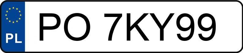 Numer rejestracyjny PO 7KY99 posiada BMW X5 XDRIVE30D - PO7KY99 Numer rejestracyjny PO 7KY99 posiada BMW X5 XDRIVE30D - PO7KY99