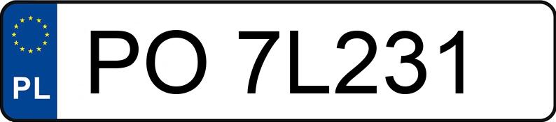 Numer rejestracyjny PO 7L231 posiada BMW M135I XDRIVE - PO7L231 Numer rejestracyjny PO 7L231 posiada BMW M135I XDRIVE - PO7L231