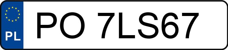 Numer rejestracyjny PO 7LS67 posiada VOLKSWAGEN TIGUAN - PO7LS67 Numer rejestracyjny PO 7LS67 posiada VOLKSWAGEN TIGUAN - PO7LS67