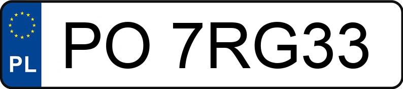 Registreringsnummeret PO 7RG33 har BMW 320 Touring Diesel DPF MR`06 E4 E91 320 Touring Diesel DPF MR`06 E4 E91 - PO7RG33