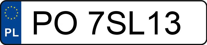 Numer rejestracyjny PO 7SL13 posiada PEUGEOT 508 - PO7SL13