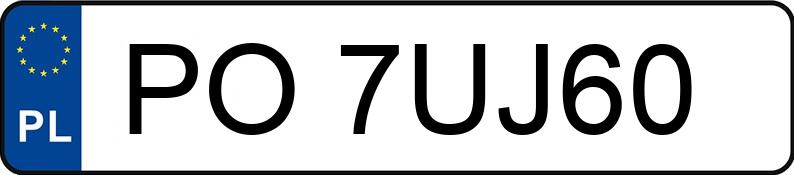 Numer rejestracyjny PO 7UJ60 posiada TOYOTA RAV4 - PO7UJ60