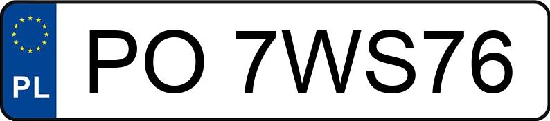 Numer rejestracyjny PO 7WS76 posiada MERCEDES-BENZ E 320 CDI MR`02 E3 211 Classic - PO7WS76