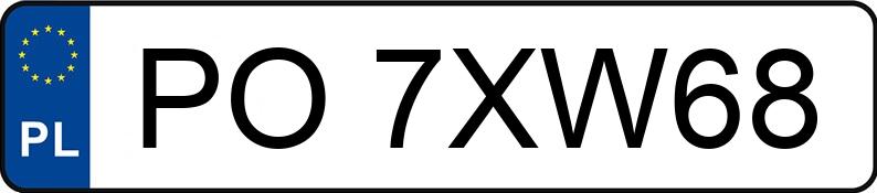 Numer rejestracyjny PO 7XW68 posiada CITROEN JUMPY - PO7XW68 Numer rejestracyjny PO 7XW68 posiada CITROEN JUMPY - PO7XW68