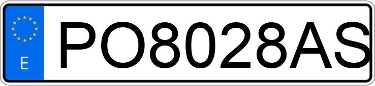 Numer rejestracyjny PO8028AS posiada PEUGEOT 205 Numer rejestracyjny PO8028AS posiada PEUGEOT 205