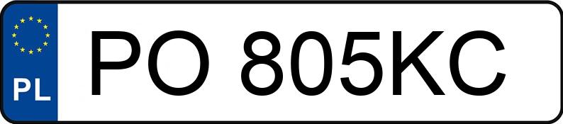 Numer rejestracyjny PO 805KC posiada HONDA Civic 2.2 CTDi MR`06 E4 Comfort - PO805KC