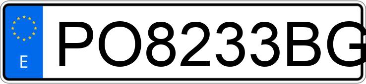 Numer rejestracyjny PO8233BG posiada MITSUBISHI PAJERO Numer rejestracyjny PO8233BG posiada MITSUBISHI PAJERO