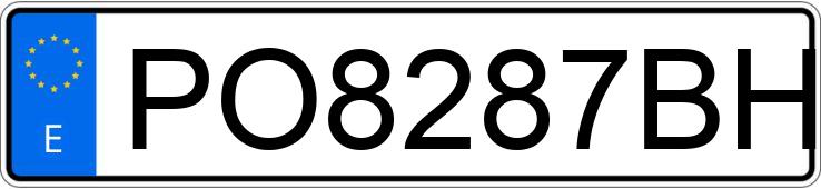 Numer rejestracyjny PO8287BH posiada CITROEN XSARA