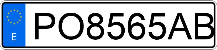 Numer rejestracyjny PO8565AB posiada RENAULT 5