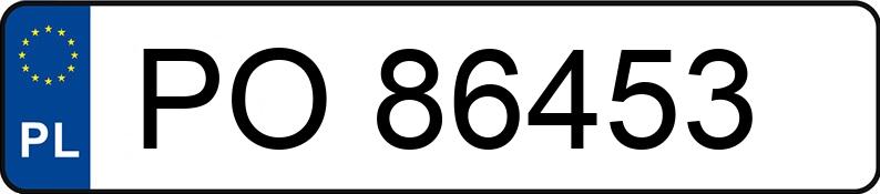 Numer rejestracyjny PO 86453 posiada OPEL ASTRA - PO86453 Numer rejestracyjny PO 86453 posiada OPEL ASTRA - PO86453