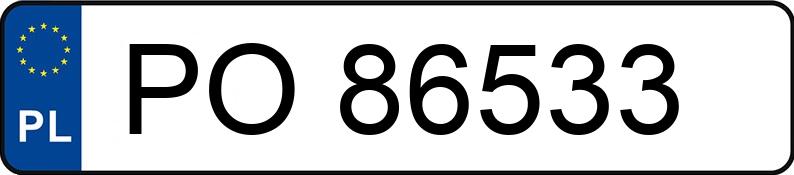 Numer rejestracyjny PO 86533 posiada RENAULT MEGANE - PO86533 Numer rejestracyjny PO 86533 posiada RENAULT MEGANE - PO86533