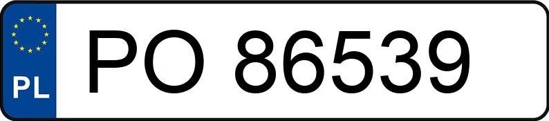 Numer rejestracyjny PO 86539 posiada SKODA FABIA 1.4 - PO86539 Numer rejestracyjny PO 86539 posiada SKODA FABIA 1.4 - PO86539