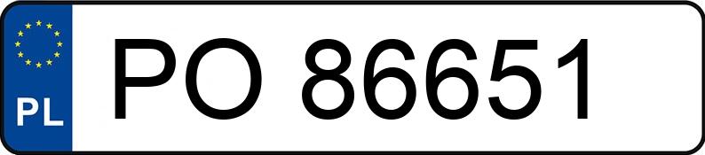 Numer rejestracyjny PO 86651 posiada OPEL CORSA 1.2 KAT - PO86651 Numer rejestracyjny PO 86651 posiada OPEL CORSA 1.2 KAT - PO86651