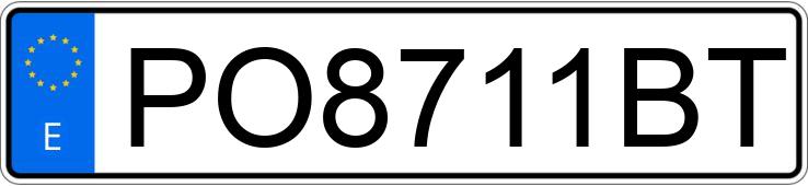 Numer rejestracyjny PO8711BT posiada CITROEN SAXO