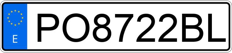 Numer rejestracyjny PO8722BL posiada MAN M 90