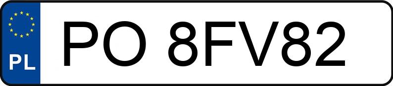 Numer rejestracyjny PO 8FV82 posiada AUDI Q5 - PO8FV82 Numer rejestracyjny PO 8FV82 posiada AUDI Q5 - PO8FV82