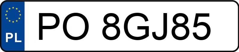 Numer rejestracyjny PO 8GJ85 posiada VOLKSWAGEN CRAFTER SYN1E - PO8GJ85