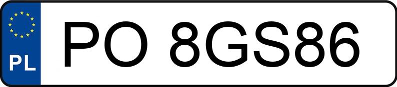 Numer rejestracyjny PO 8GS86 posiada RENAULT Scenic III dCi MR`13 E5 Intens 110 EDC - PO8GS86