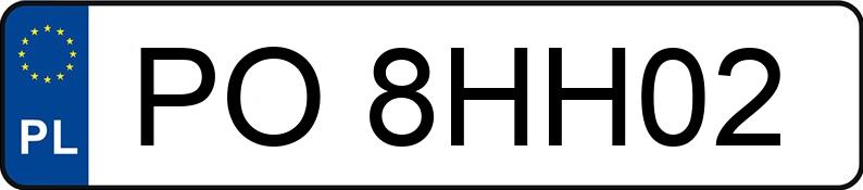 Numer rejestracyjny PO 8HH02 posiada CHEVROLET Captiva 2.2 CRD MR`11 E5 LTZ AWD - PO8HH02