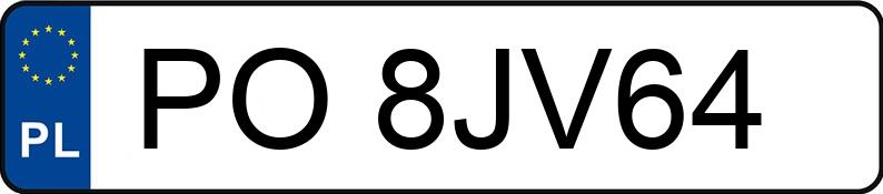 Numer rejestracyjny PO 8JV64 posiada PEUGEOT 508 - PO8JV64