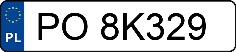 Numer rejestracyjny PO 8K329 posiada FORD MONDEO - PO8K329 Numer rejestracyjny PO 8K329 posiada FORD MONDEO - PO8K329