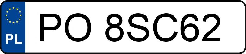 Numer rejestracyjny PO 8SC62 posiada TOYOTA Yaris 1.33 MR`11 E5 Dynamic - PO8SC62 Numer rejestracyjny PO 8SC62 posiada TOYOTA Yaris 1.33 MR`11 E5 Dynamic - PO8SC62